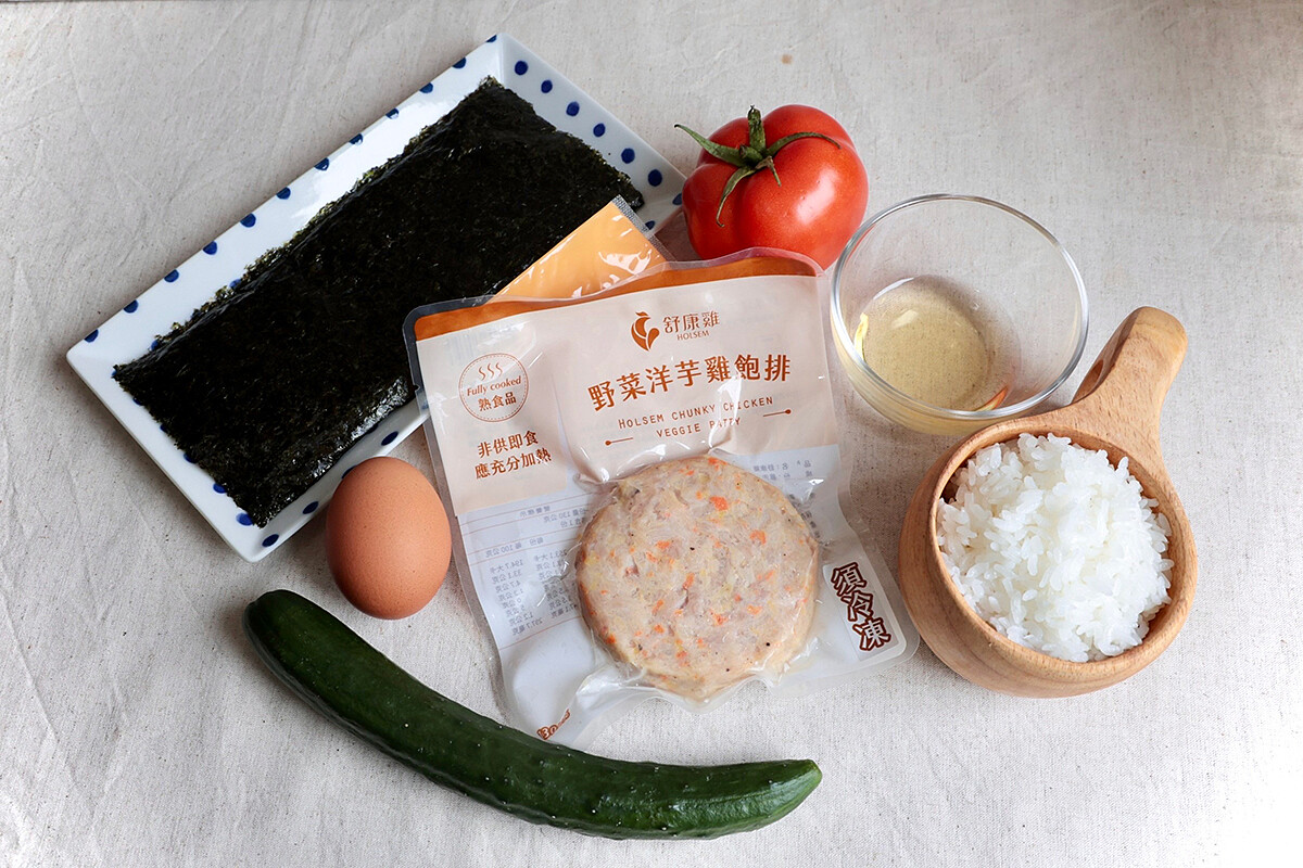 免捏飯糰材料。