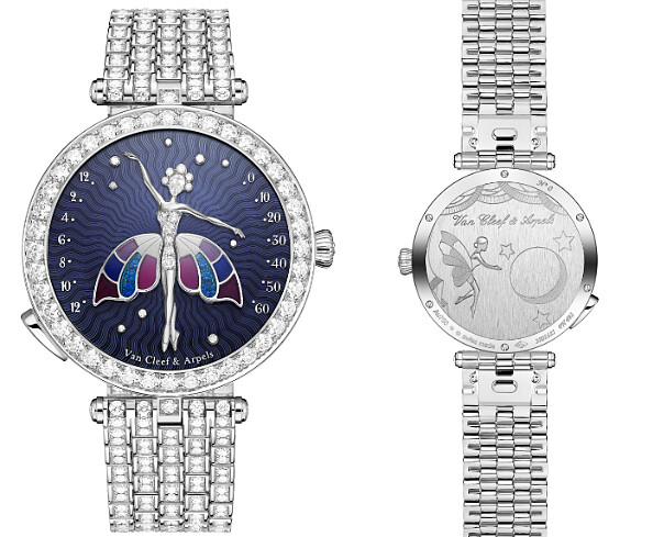 Lady Arpels Ballerine Enchant&eacute;e腕錶(鑲鑽錶帶款) 