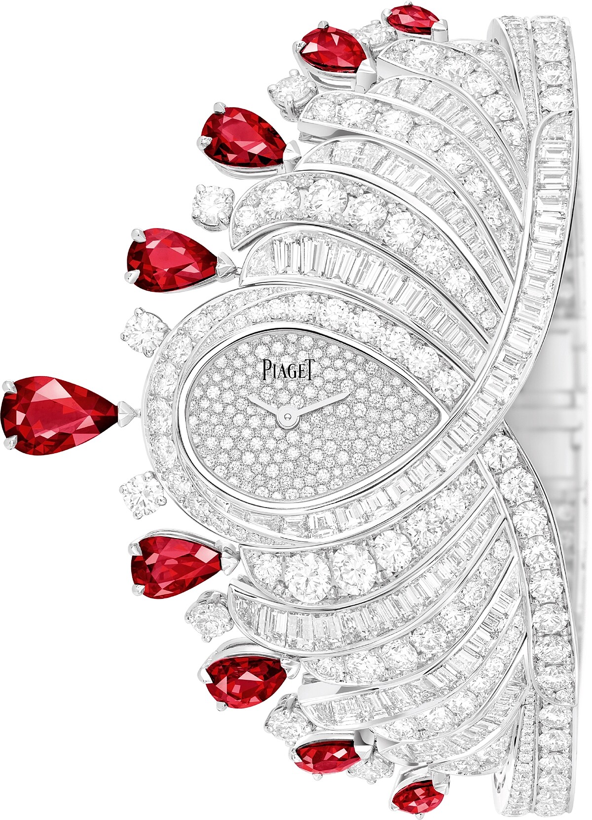 Piaget伯爵「Festive Lights慶典之光」紅寶石頂級珠寶腕錶