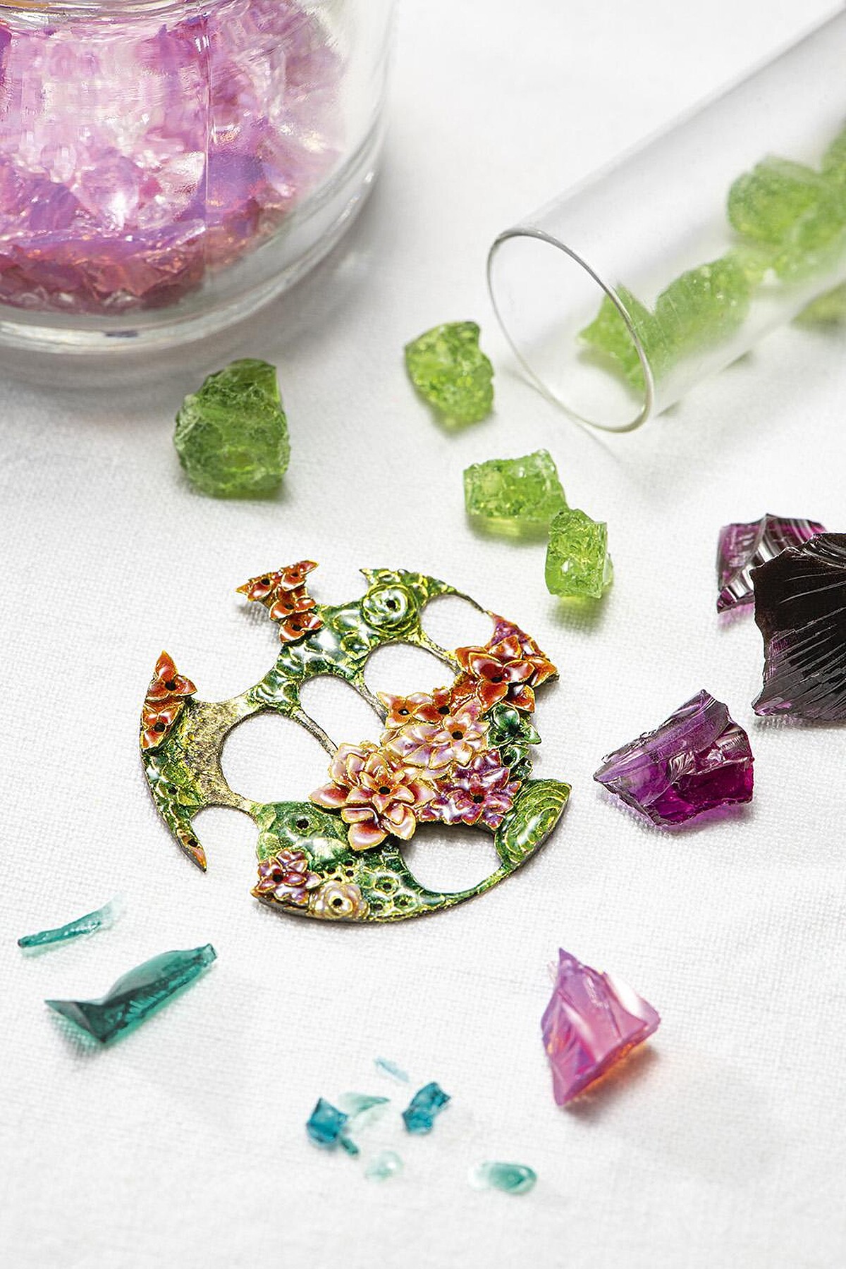 Altiplano至臻超薄系列玫瑰藝術工藝腕錶工藝細節圖