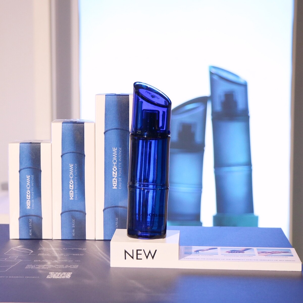 Kenzo藍色海洋男性淡香水情境圖。