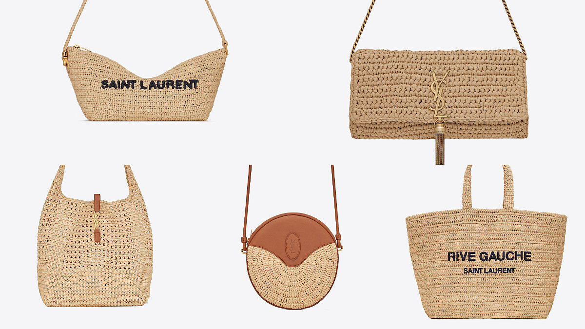 SAINT LAURENT 夏季限定編織包款盤點，相機包、托特包、側背包...輕鬆打造夏日愜意風格
