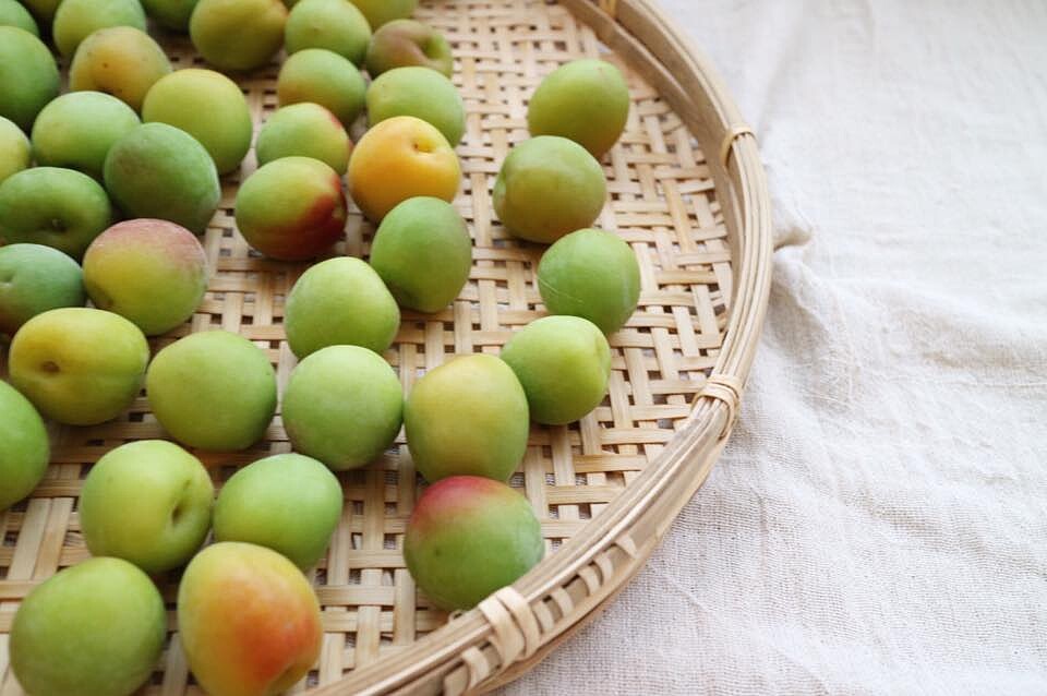 青梅可放置追熟，香氣更佳。