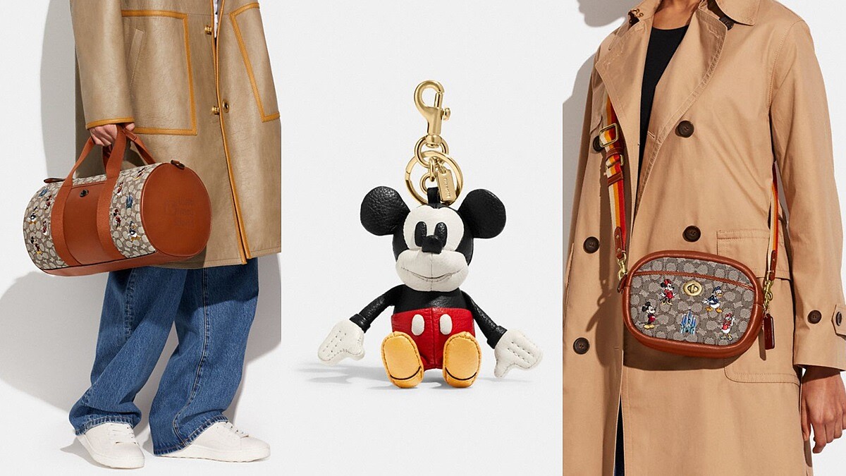 再慢就沒得買！Coach X Disney聯名系列上架，米奇、米妮躍上相機包、托特袋