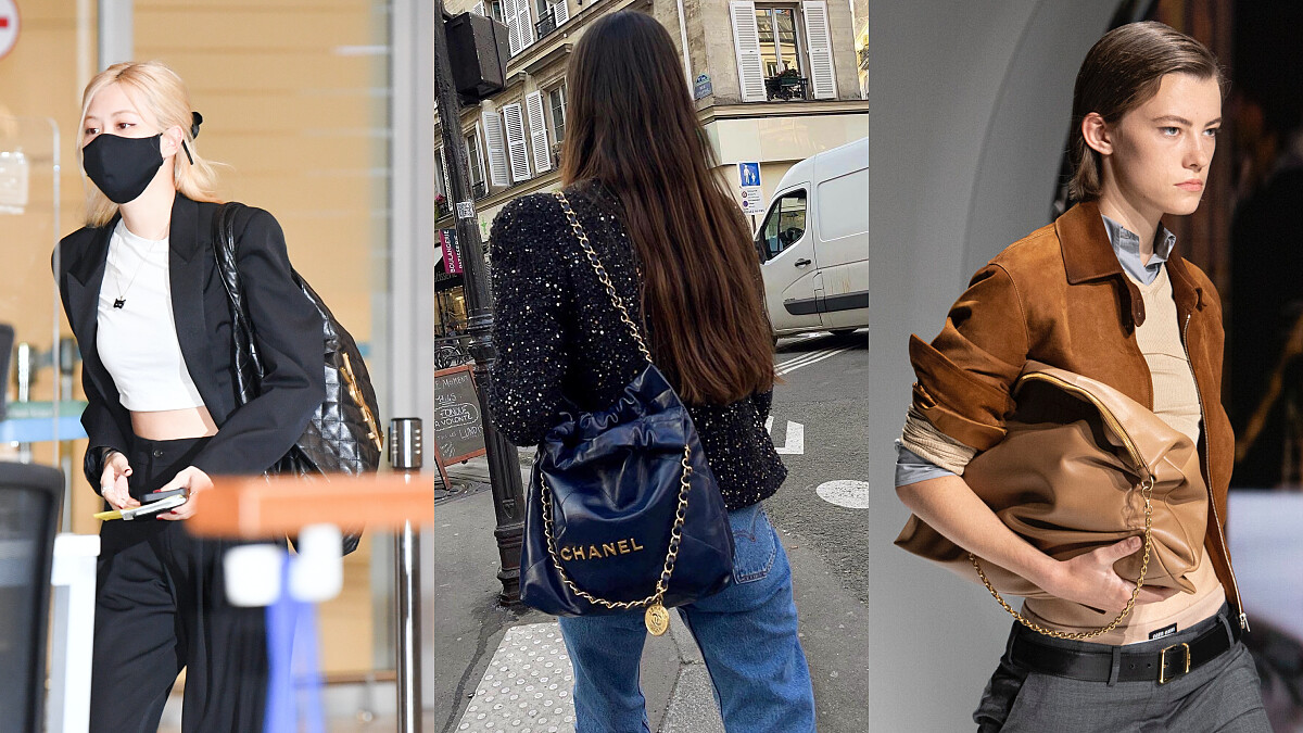 大包才實用！2022七款大包推薦：Chanel爆款22、Saint Laurent格紋肩背包