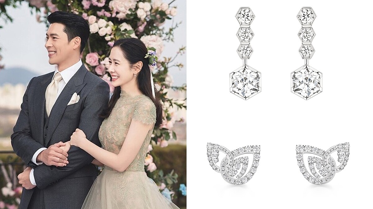 孫藝珍婚紗照、婚禮珠寶都戴它!出自品牌Chaumet同款鑽石耳環細節揭密