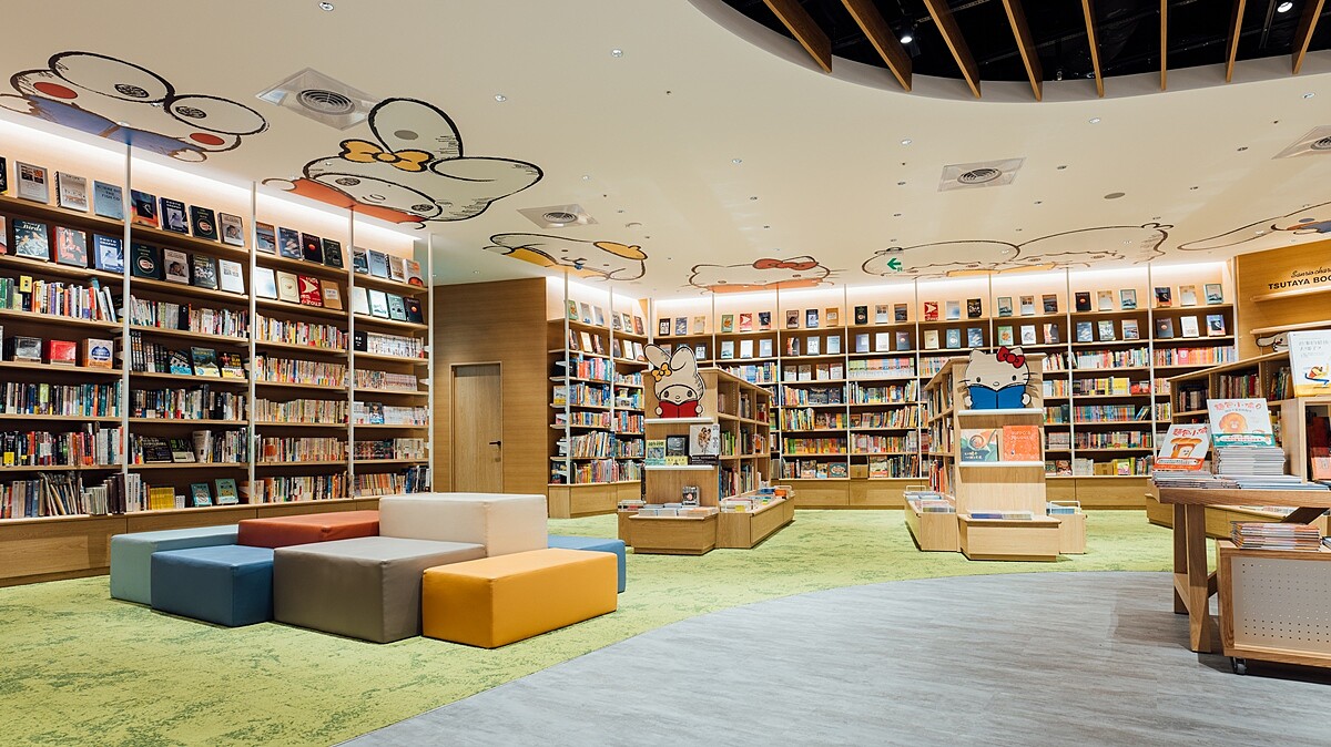 兒童書區天花板還藏有三麗鷗人物！