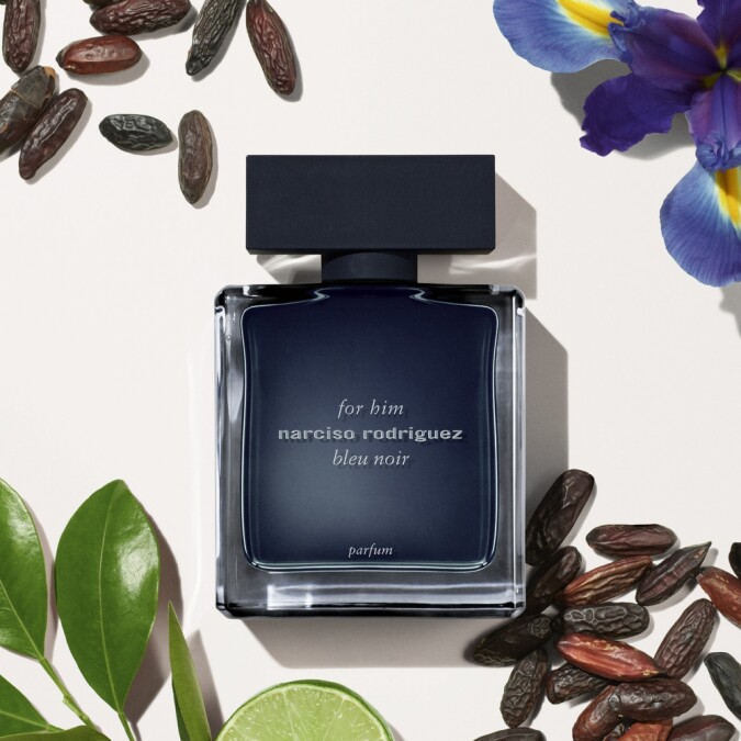 Narciso Rodriguez for him bleu noir紳藍男性香精香氛材料圖。