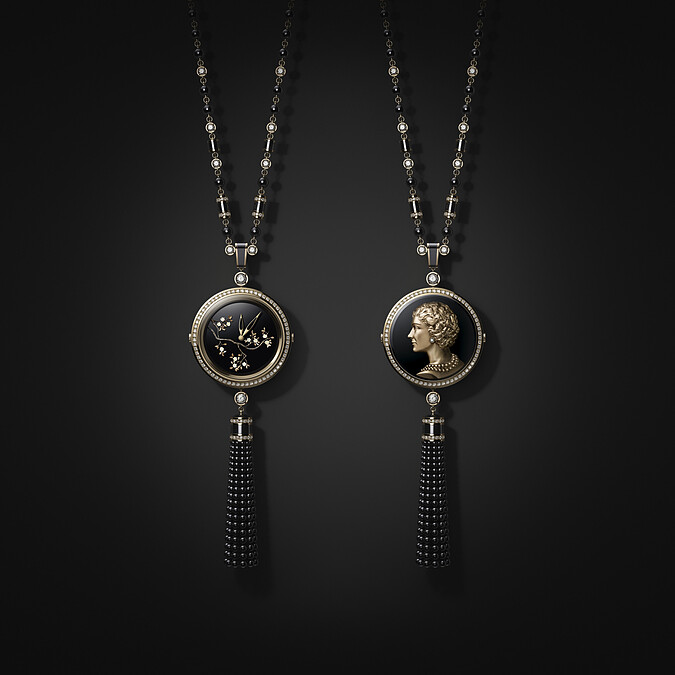 Mademoiselle Privé Bouton_Coromandel Long Necklace