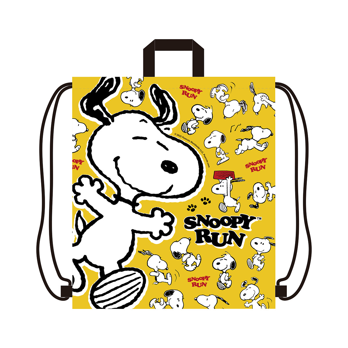 史努比路跑物資包（束口後背包組）