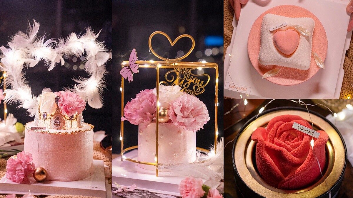 Café del SOL浮誇系母親節蛋糕TOP5!吸睛度破表,一秒媽媽狙擊少女心
