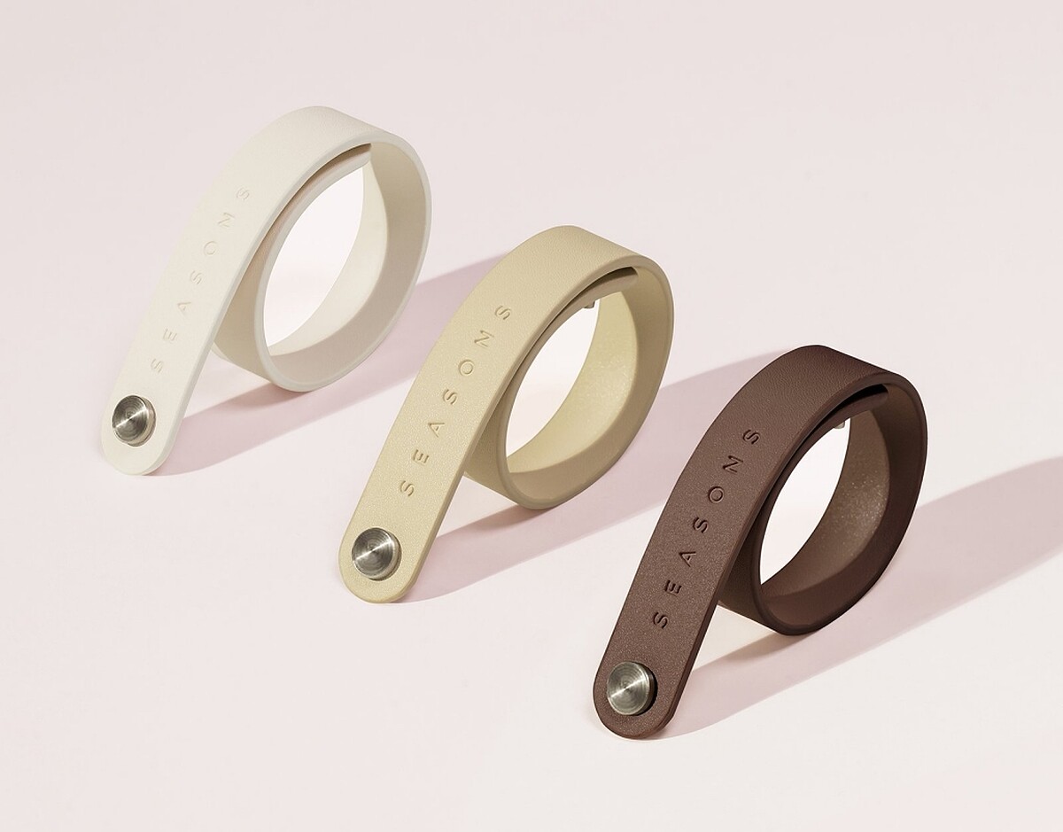 SEASONS純素皮革提把(三色)，NT480。