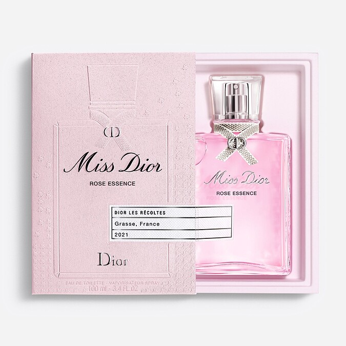 迪奧Miss Dior 玫瑰珍釀香氛包裝。
