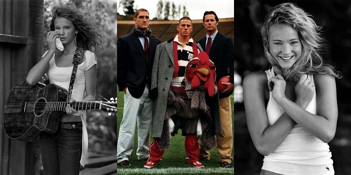 Taylor Swift、Channing Tatum、Jennifer Lawrence等好萊塢諸多明星都曾為A&F拍攝形象大片