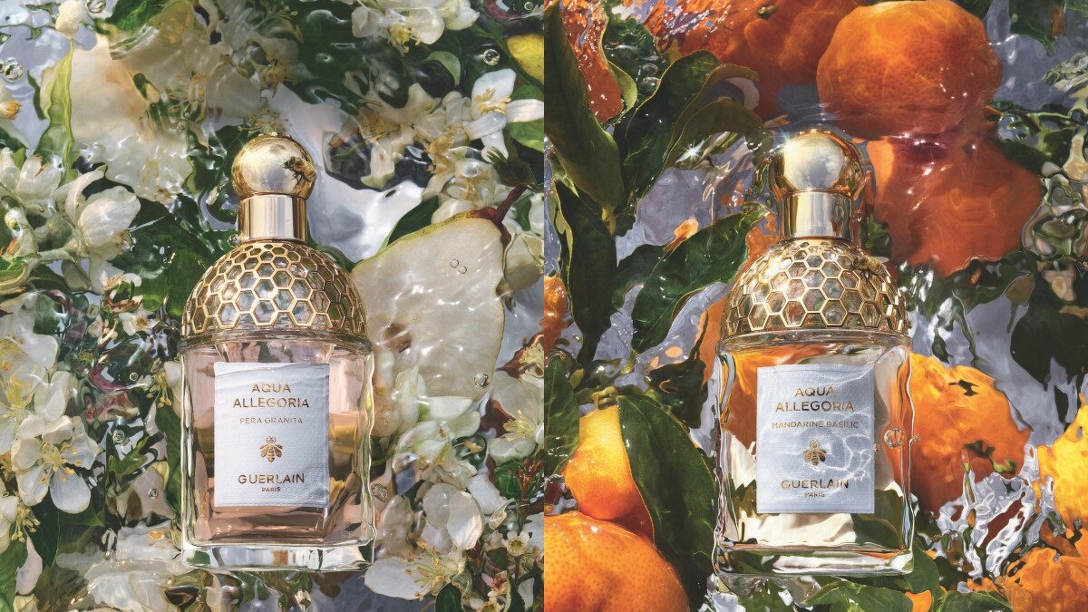 嬌蘭花草水語初綻沁梨、陽光甜橘淡香水視覺圖。