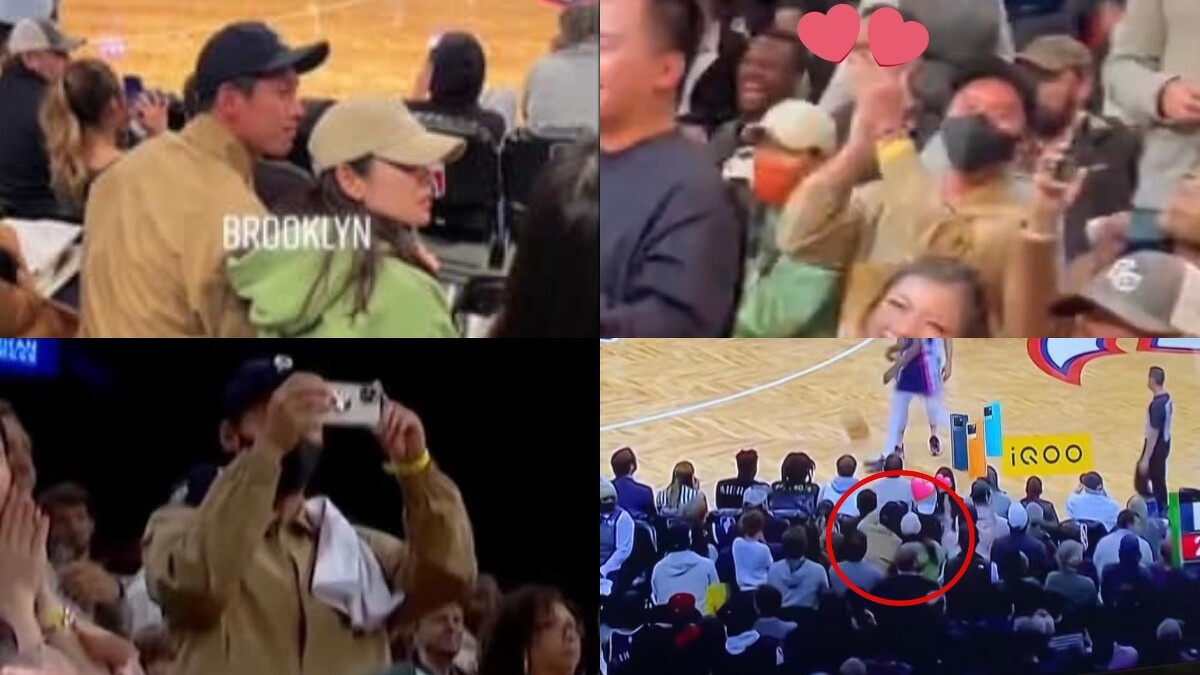 玄彬、孫藝珍 看球賽非常興奮