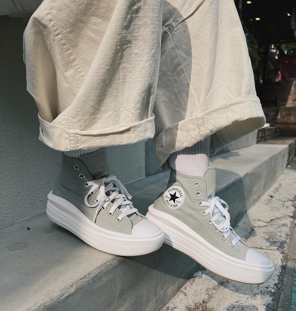 Converse Chuck Taylor All Star Move文青灰，NT 2,380