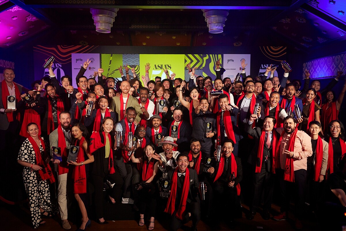 於曼谷文華東方酒店頒獎典禮現場。