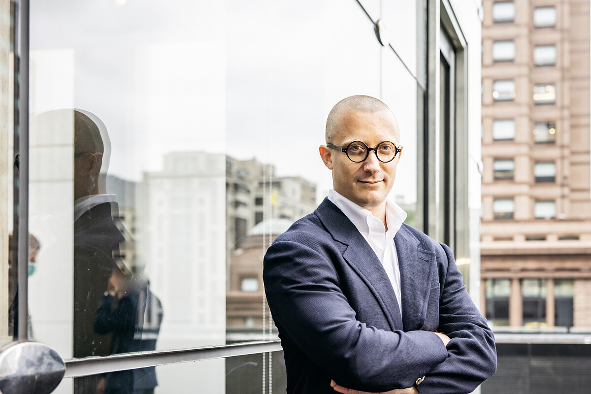 台北當代聯合總監岳鴻飛（Robin Peckham）。攝影：汪正翔，由台北當代供圖。