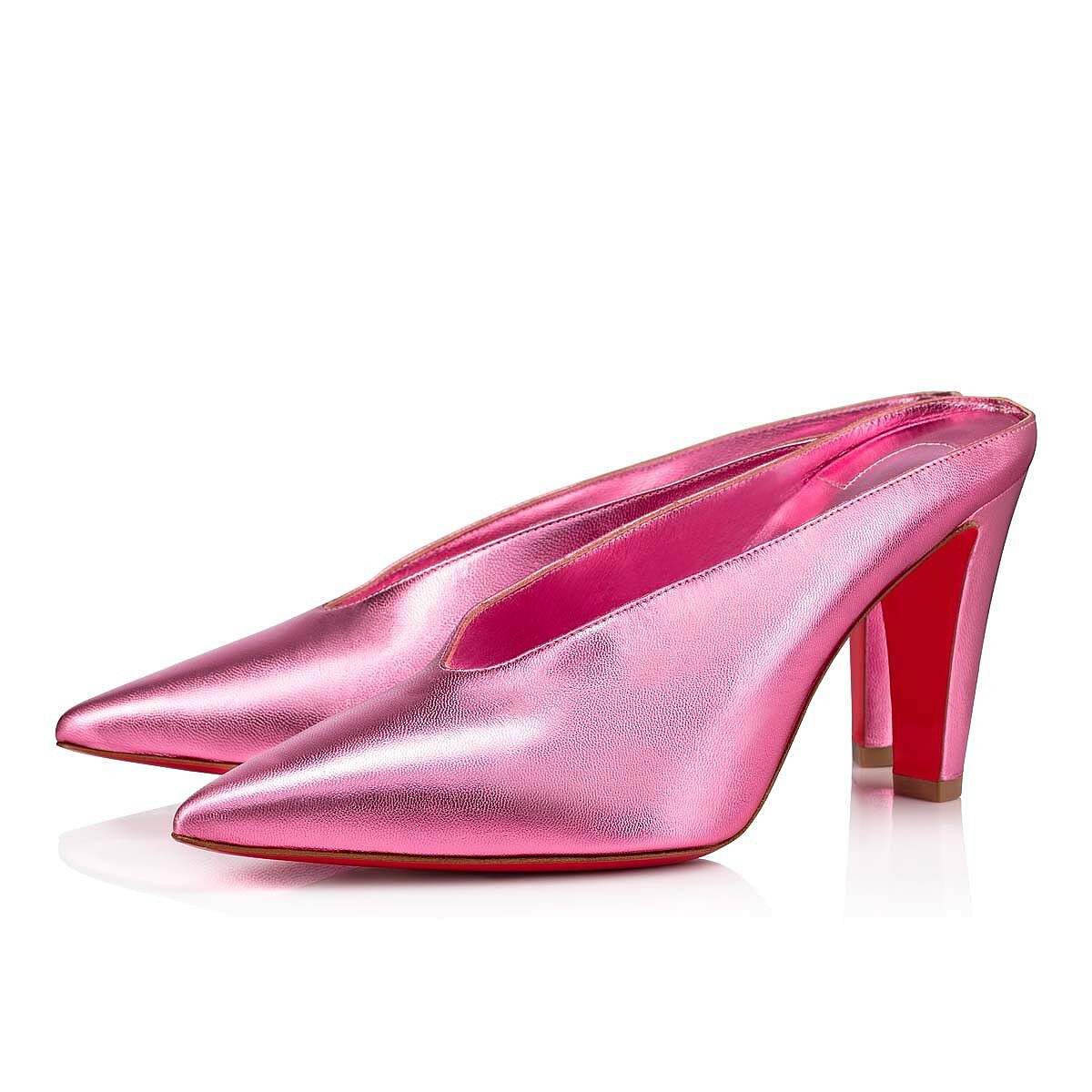 Veryvee 金屬粉高跟穆勒鞋，NT28,300。