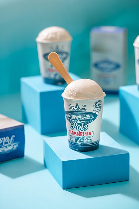 POLS保羅熊牛奶冰淇淋杯