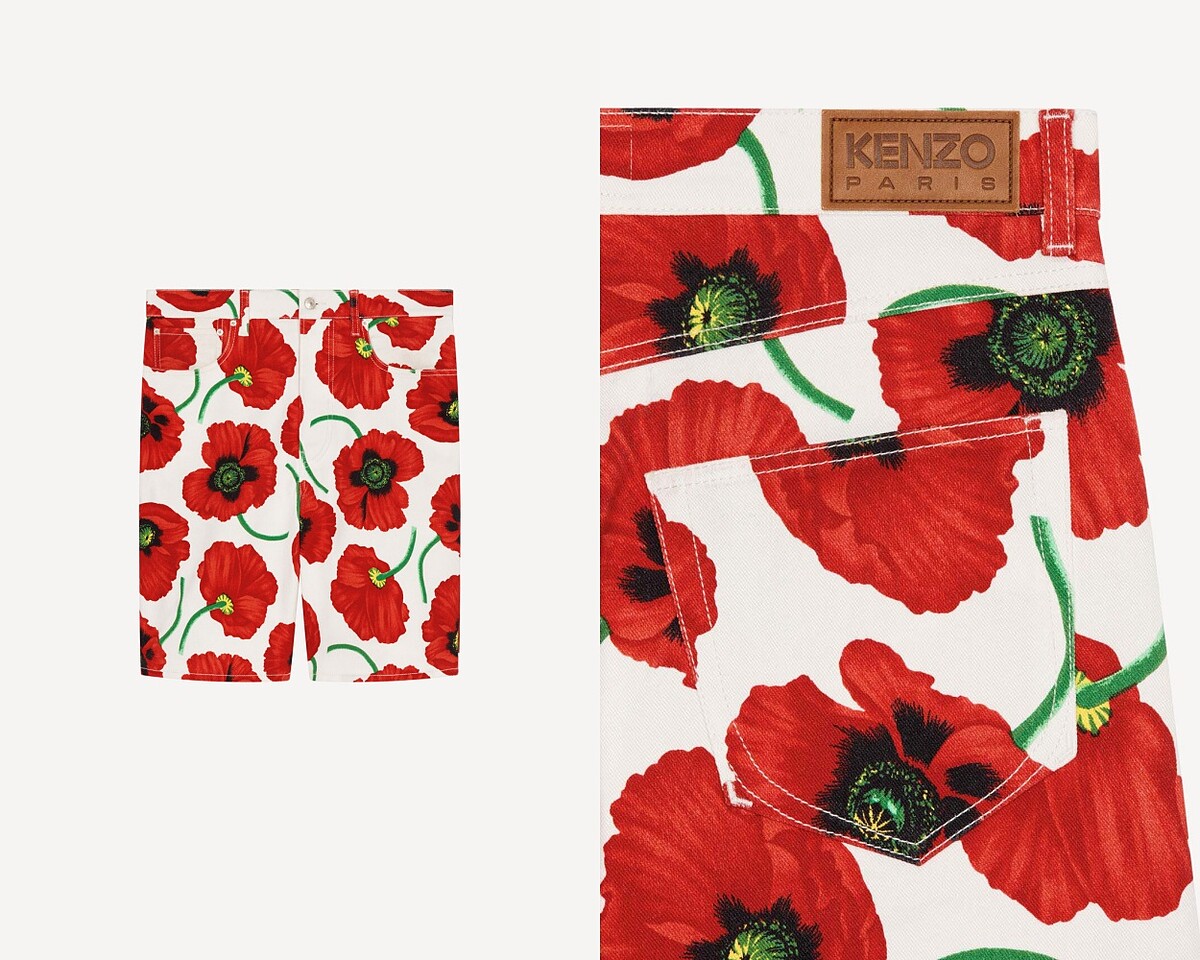 罌粟花園白色短褲，NT$15,800