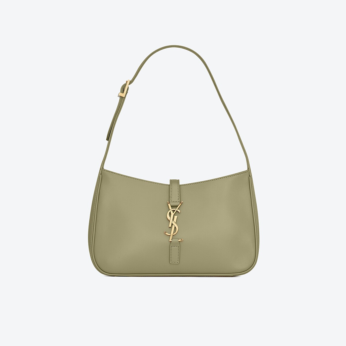 LE 5 À 7酪梨綠色光滑小牛皮腋下包，NT 70,000 