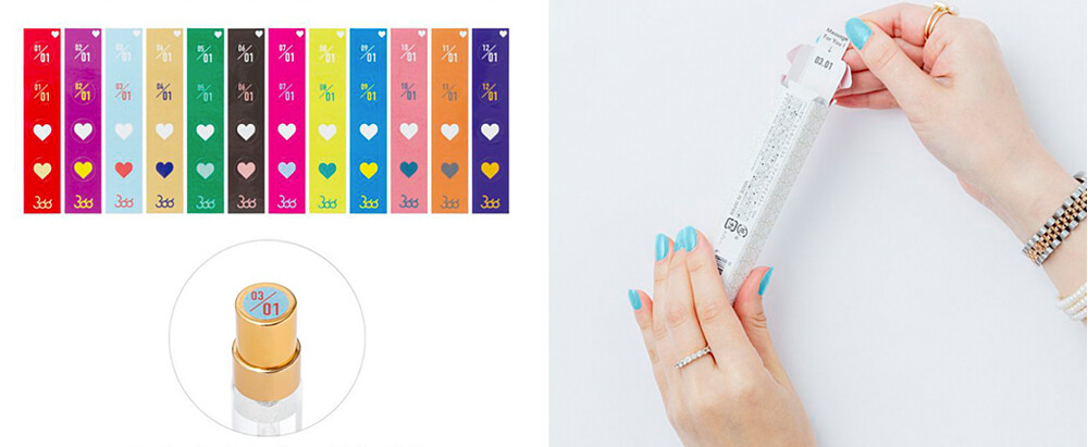 SWATi 366誕生日香氛噴霧日期專屬貼紙與神秘訊息。