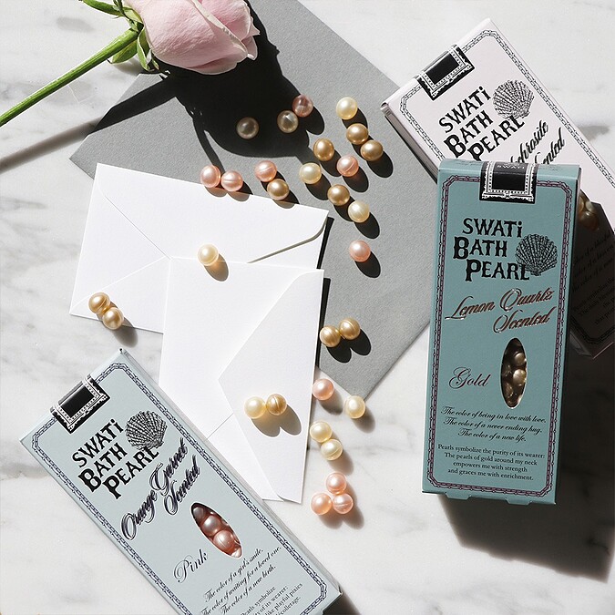 SWATi珍珠造型泡澡球。