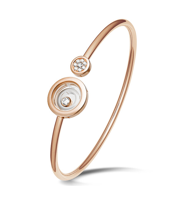 Happy Spirit系列18K玫瑰金手環。