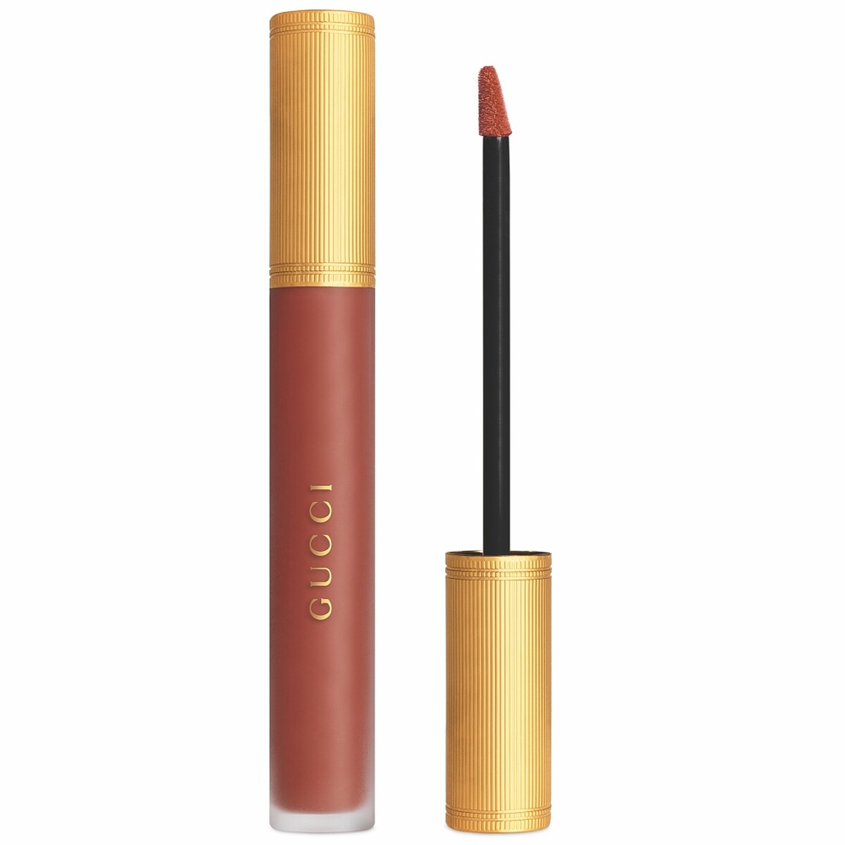 GUCCI古馳傾色雲霧唇釉#505復古珍妮特，NT1,500。