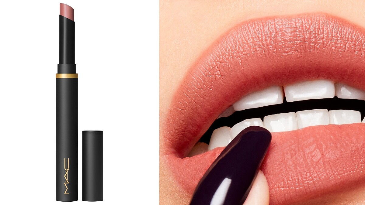 M.A.C絲柔粉霧奢緞唇膏#892榛果濕吻OVER THE TAUPE，NT1,100。