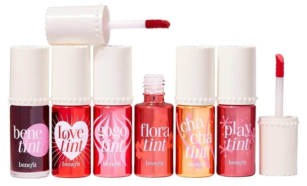 benefit染唇液家族。