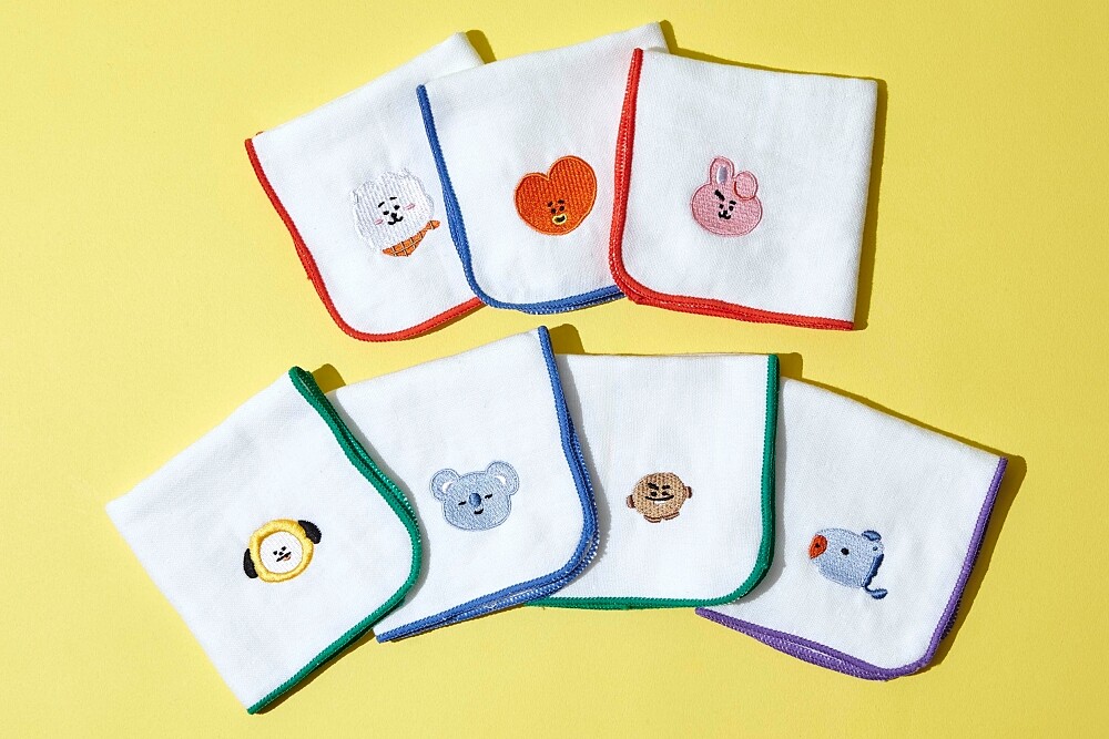 NARUKO BT21隨便擦都亮晶巾情境圖。