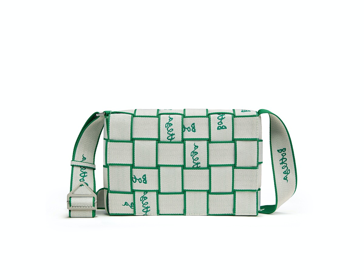 織帶Logo刺繡斜背包,NT 89,800