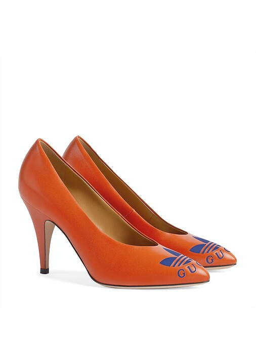 11. adidas X Gucci 橘色高跟鞋，NT 31,300