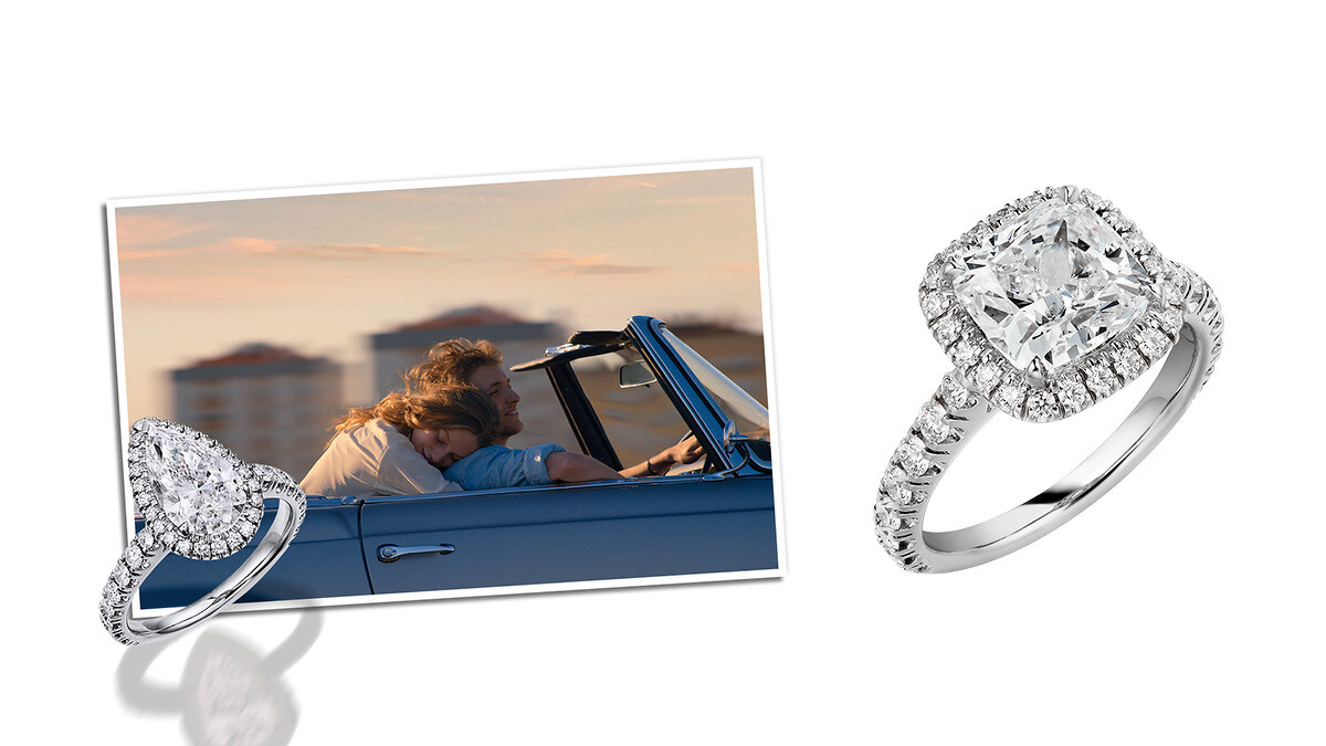 DESTIN&Eacute;E DE CARTIER系列訂婚鑽戒。