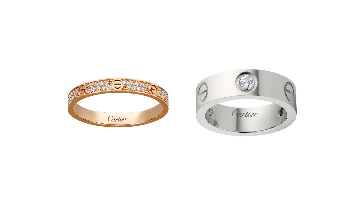 LOVE 系列對戒。