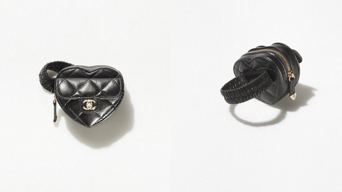Chanel愛心手腕包，NT$ 56,200