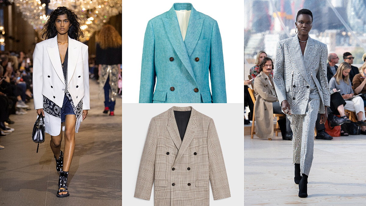 穿搭小學堂│雙排扣造型盤點，解構設計、格紋套裝、街頭混搭…展現中性時髦風格