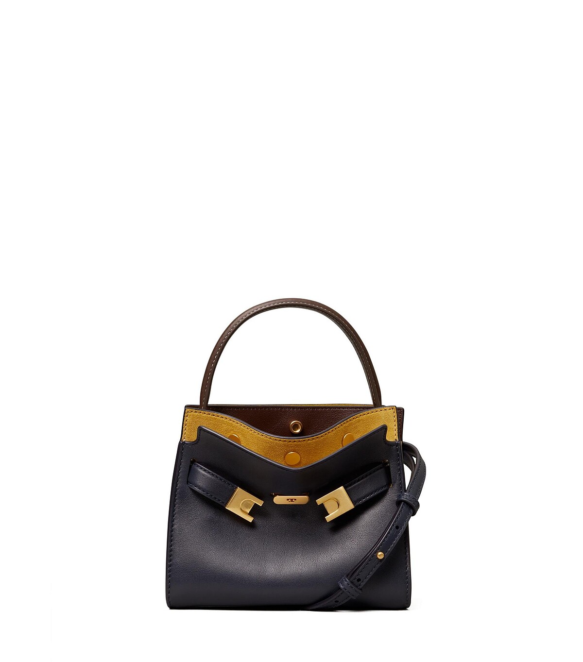 Tory Burch 深海藍Lee Radziwill 雙層包(迷你) ，NT$27,900