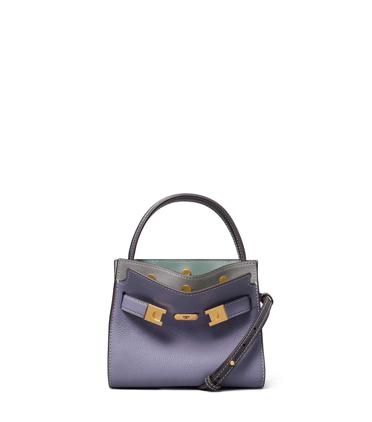 Tory Burch 睡蓮紫Lee Radziwill 雙層包(迷你)，NT$31,900