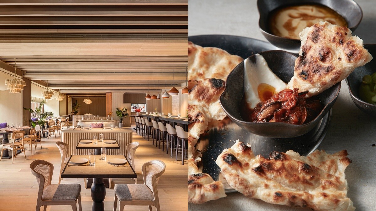 使用Josper烤箱製作的炭烤薄餅，口感相當有嚼勁！