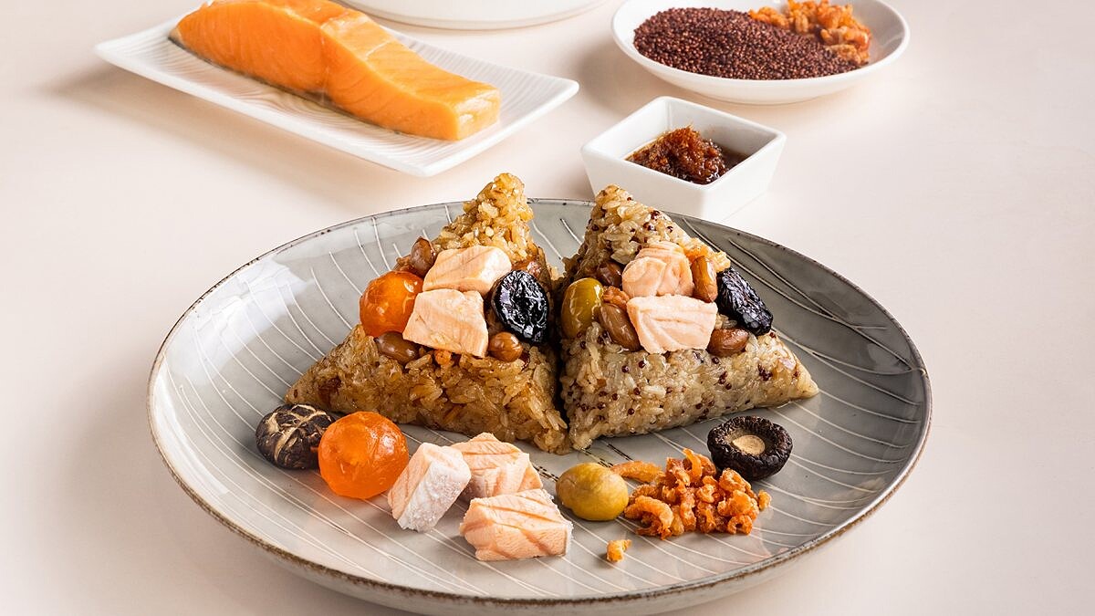 鮭魚變肉粽！美威鮭魚「南北粽組合」以紅藜麥入餡，清爽無負擔