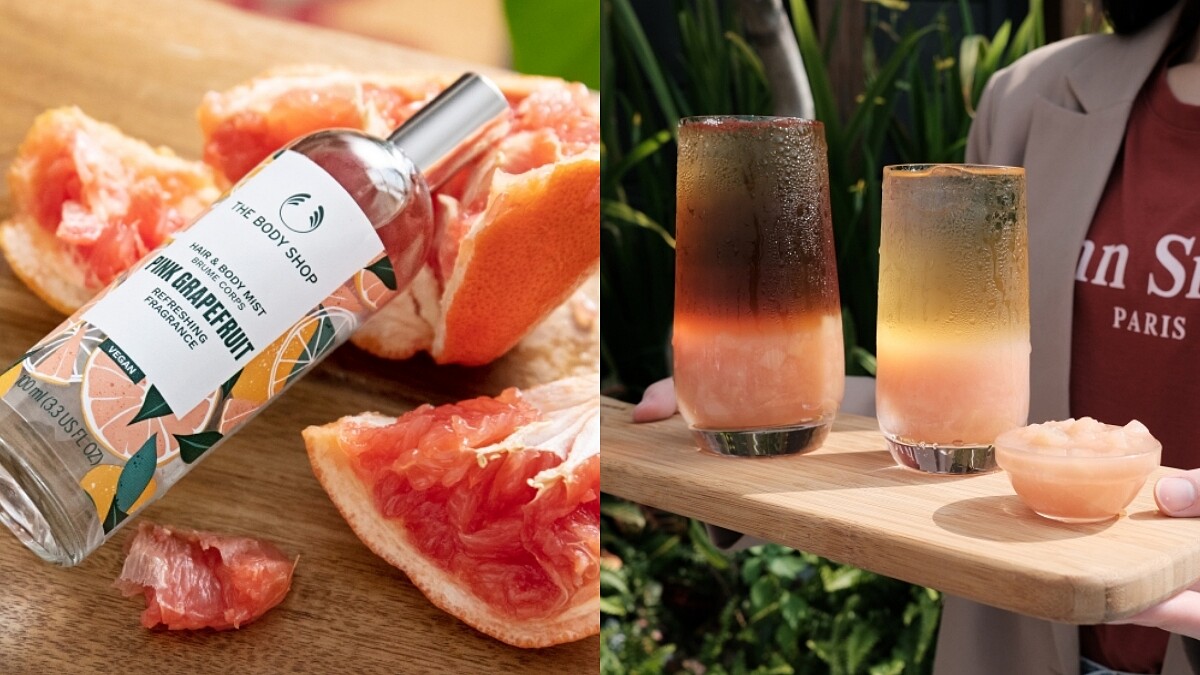 美妝跨界聯名飲料店！THE BODY SHOP X大苑子愛文芒果冰沙、FreshO2 X喫茶小舖桃氣烏龍