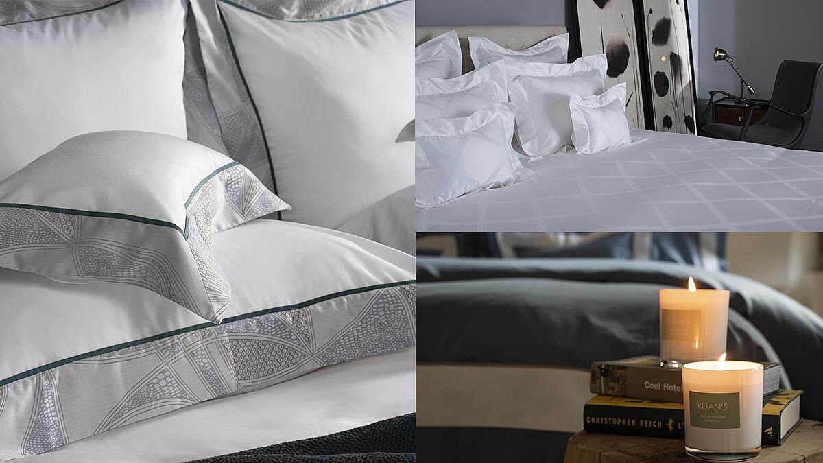 用寢具療癒身心！寬庭美學推優雅蕾絲、緞織緹花，配白灰色調營造睡眠儀式感