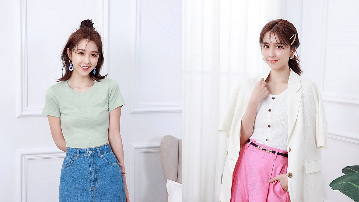 春夏必備超百搭短版迷你T恤，連好感女神邵雨薇都大讚！搭配大勢高腰剪裁單品下半身修長效果超有感！