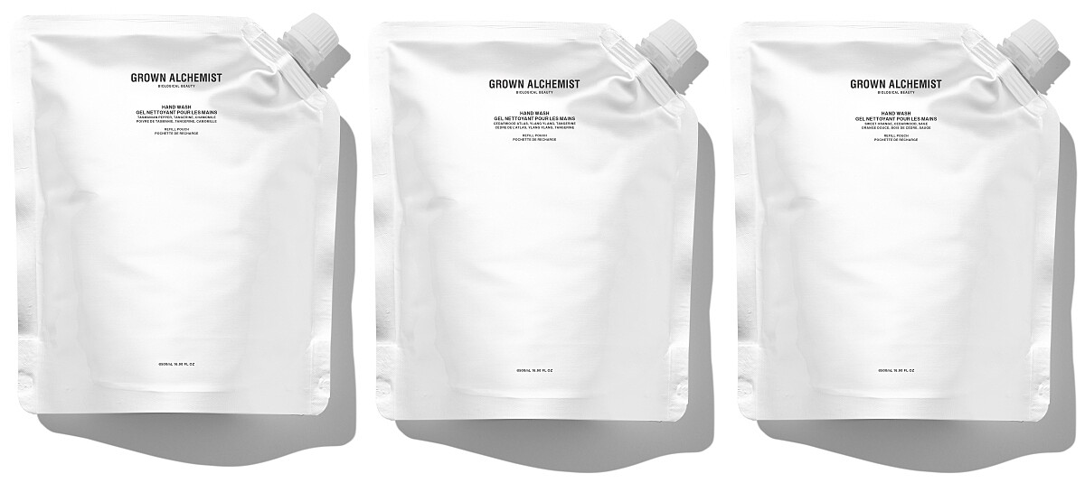 Grown Alchemist手部清潔露補充包(共3款)500ml，NT680。