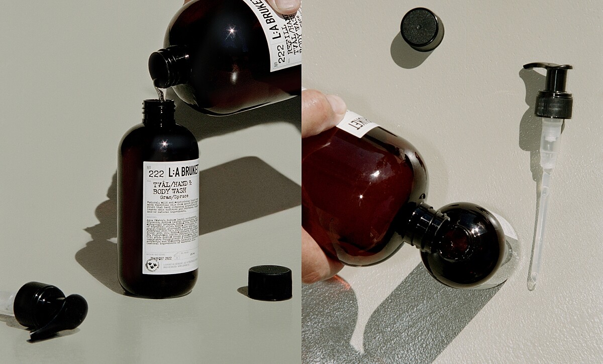 L:A BRUKET潔膚露補充瓶(共4款)1,000ml，NT1,800。