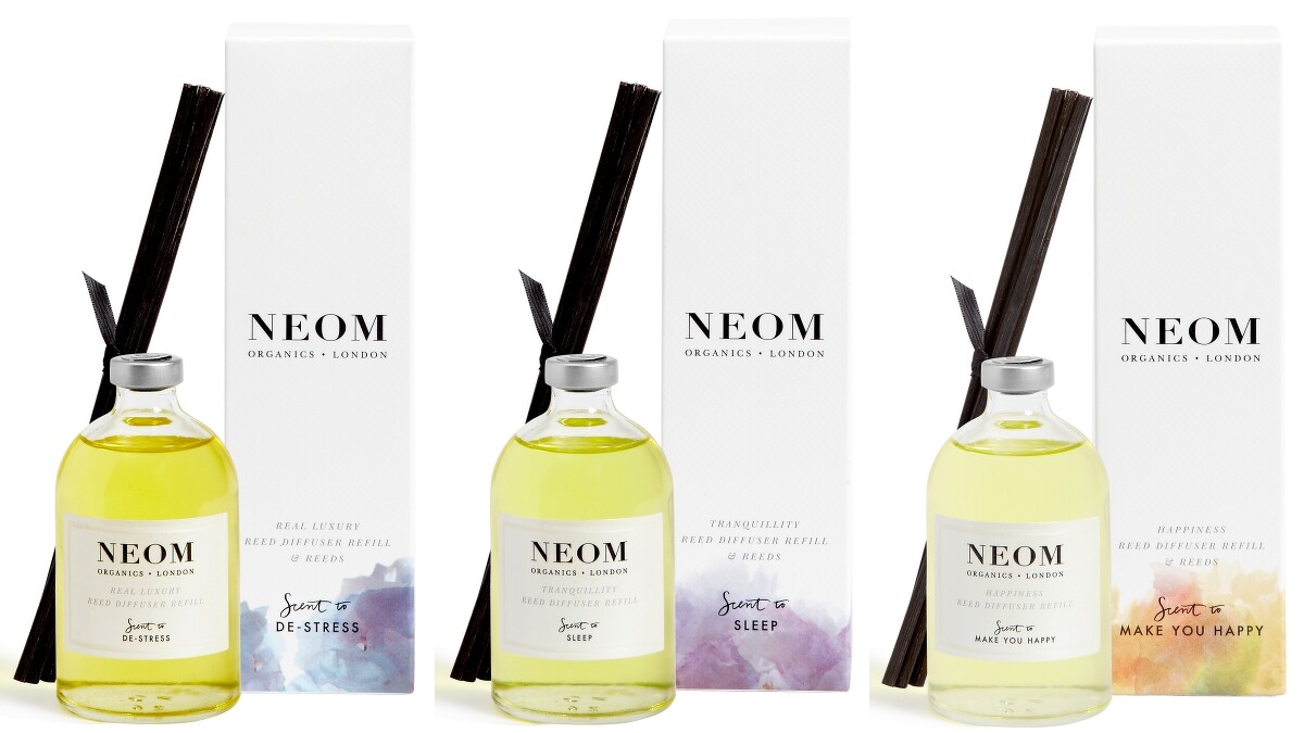 NEOM室內擴香補充瓶100ml，NT1,350。